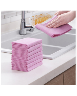 10 a sell coconut shell cloth household non-hair thickening absorbent non-oil washing dish cleaning cloth, size :30x30cm
