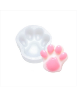 DIY Animal Paw candle drop glue Cake Jelly pudding silicone mold, specifications: Single dog paw