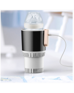 Portable smart cooling and heating cup (Color: White)