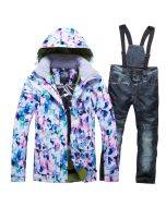 Windproof Waterproof Ski Suit for Women - Single and Double Boarding