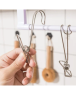 Stainless Steel Long Tail Clip with Hooks