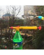 High pressure plastic drink bottle hand push spray reciprocating spray coke bottle spray manual pressure spray color random