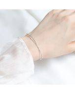 S925 Sterling Silver Sky Star Bean Women's Bracelet1