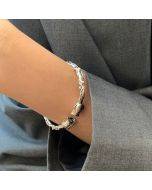 925 Sterling Silver Retro Open Bracelet Handpiece15