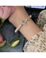 925 Sterling Silver Retro Open Bracelet Handpiece16