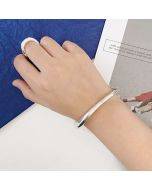 925 Sterling Silver Retro Open Bracelet Handpiece26