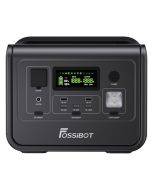 FOSSiBOT F800 Portable Power Station, 512Wh LiFePO4 Solar Generator, 800W AC Output, 200W Max Solar Input, 8 Outlets, LED Light