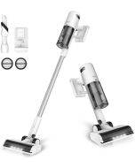 INSE V120 Cordless Vacuum Cleaner: 30kPa Power, 6-in-1, LED Display, 60 Min Runtime, 450W Brushless Motor, for Hardwood Floor, Carpet, Pet Hair, with Wall Mount.