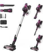 INSE N5T Cordless Vacuum Cleaner, 6-in-1 Rechargeable Stick Vacuum, Powerful Lightweight Cordless Vacuum Cleaner, Up to 45 Mins Runtime