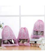 Dust proof shoe cover, non-woven drawstring strap, shoe storage bag