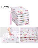 4 explosion-proof thickened vacuum compression bags for clothing, storage bags, and hand pumps for delivery