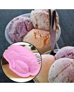 Human Brain Shape Silicone Baking Halloween Cake Mold Pudding Dessert Mold(Pink)