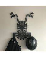Customized motorcycle helmet holder, a great gift for cyclists