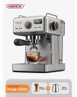 HiBREW H10A 20-Bar Semi-Automatic Espresso Machine | Adjustable Temperature, 58mm Portafilter, Hot & Cold Coffee Maker with Metal Body