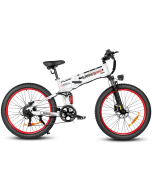 SAMEBIKE LO26 Plus Electric Bike 48V 15AH 1000W Motor 26 Inches Tire Electric Bike 50-100km Mileage Max Load 150Kg