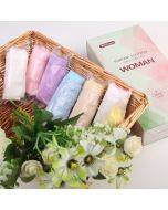 Disposable Women's Cool Comfort Cotton Brief Panties 7-Pack