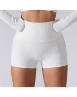 Zexin new style belly control sports fitness shorts hip lifting nude yoga pants women's high waist slim sports leggings