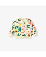 Little maven girls' suit children's sweater long-sleeved cotton suit autumn European and American cute girl pants suit