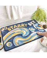 Nordic simple strong absorbent mat bathroom carpet fresh ins bathroom floor mat door toilet entrance door mat-1