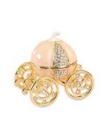 QIFU Small wholesale jewelry box enamel painting variety of styles metal jewelry box