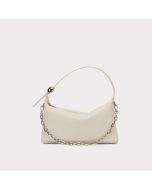 full grain soft luxury women genuine leather shoulder bag metal fashion unique cow leather women handbags