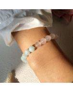 Pink crystal bracelet