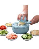 Kitchen multifunctional vegetable cutter potato shredder shredder household rubbing scraping shaving cut flower potato slices