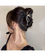 Light Luxury Bow Grab Clip