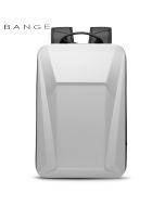 BANGE new business backpack plastic hard shell computer bag men's shoulder bag waterproof usb case bag