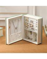 New Creative Magnetic Retro Jewelry Box Flip Book Earrings Stud and Rings Storage Multi-functional Jewelry Storage Box