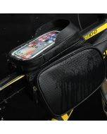 bicycle front rail bag, mobile phone navigation, touch screen, multi-layer storage bag, saddle bag, mountain bike bag
