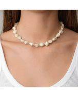 Irregular turquoise necklace