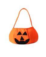 Halloween pumpkin bag portable three-dimensional non-woven bag candy bag Halloween products makeup costume props