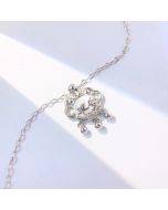 s925 sterling silver peace lock necklace