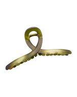 Simple matte hair clip green elegant big grab clip female head dish hair shark clip temperament hair clip clip headdress