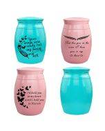 Pet stainless steel urn Pink