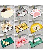 Crystal Velvet Cat Litter Mat Cat Mat Cat Litter Basin Mat Leakproof Sand Cat Placemat Bowl Mat Pet Supplies Wholesale