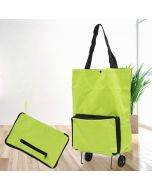 Folding shopping Trolley Bag with Wheels Grocery Tote Collapsible Handbag