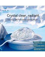 Tarantula S80 Crystal Transparent Mouse Gaming Mouse Wired Macro Programming Computer Laptop Office RGB Lights