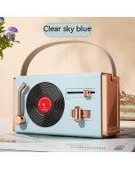 Retro Mini Record Bluetooth Speaker Creative Record Player Modeling Speaker Portable Vinyl Record Player Bluetooth Audio