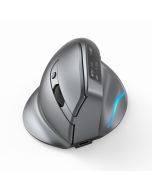 ZELOTES Master F-26C Rechargeable Display Dual Mode Wireless Vertical Mouse Silent 2.4G Bluetooth