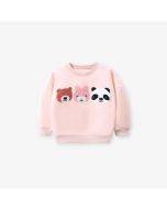 Little maven European and American girls long-sleeved sweater suit autumn children's cotton suit cute girl pants set