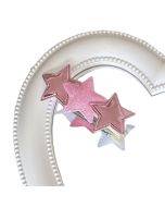 Spring new simple color star hair clip fashion fresh ins style sweet girl side bangs hair clip