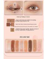 JellyBubble Jelly Bubble Earth Color 8°C Milk Bubble Eyeshadow New Peach Milk Bubble Eyeshadow Palette ins Parity