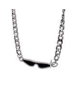 Sunglasses titanium steel necklace