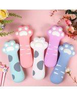 Stationery box fashionable cat claw silicone pencil pouch female cute personality quirky Japanese literary large capacity ins