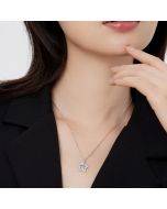 S925 sterling silver star necklace