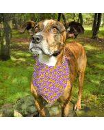 Pet saliva scarf Halloween dog cat printed scarf triangular scarf pet scarf