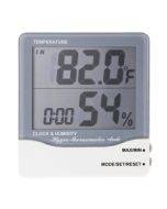 THC-03A Outdoor / Indoor LCD Digital Electronic Thermometer Hygrometer Alarm Clock(Grey)