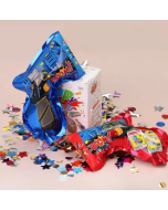 Automatic inflatable fireworks gun